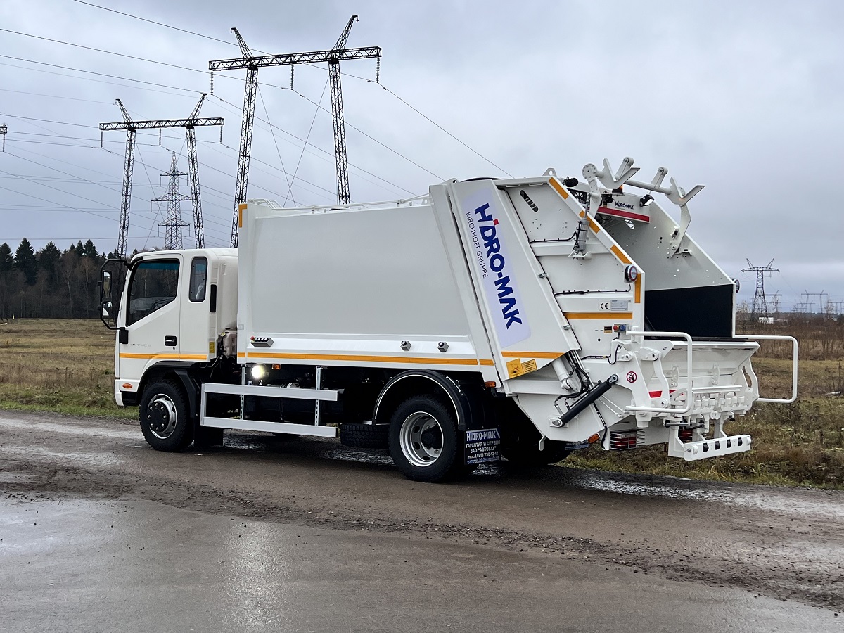 Мусоровоз HIDRO-MAK объем 10 куб.м. на шасси DONG FENG C120